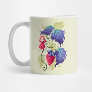 Raspberries and a fairy Mug